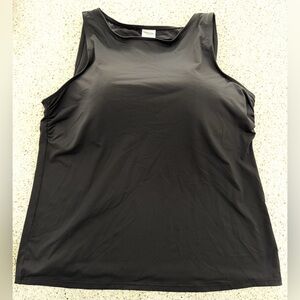 LANDS END 18 high neck modest tankini swim top D cup